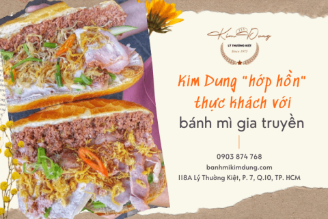 Kim Dung "hớp hồn" bao người yêu ẩm thực Sài thành với món bánh mì gia truyền